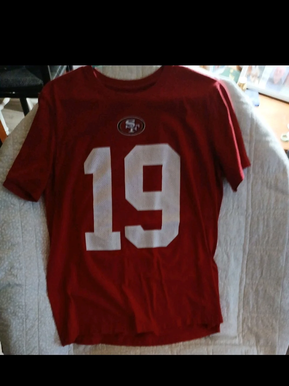 Nike Brand San Francisco 49ers #19 Men's NFL Football T Shirt Sz Med